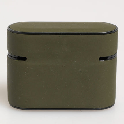 Dolce & Gabbana Army Green Rubber Logo Embossed Accessory  Airpods Case