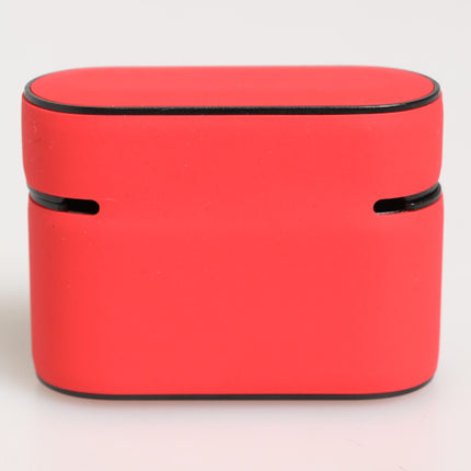Dolce & Gabbana Red PVC DG Logo Embossed Men Flip Holder  Airpods Case