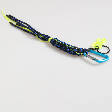 Dolce & Gabbana Multicolor Polyester Tape String DG Logo Keychain  Keyring
