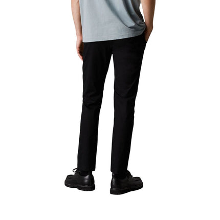 Calvin Klein Jeans Black Recycled Cotton Chino Pants