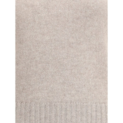 Allude Beige Cashmere Cashmere Sweater