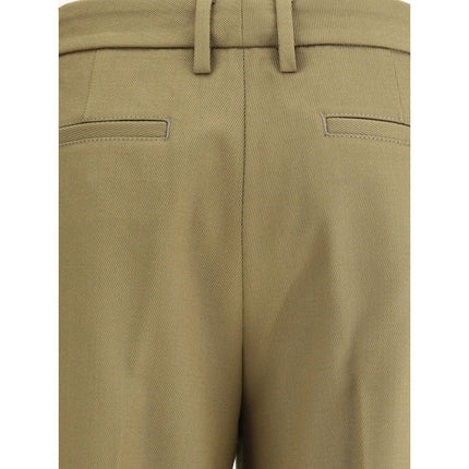 True Royal Bicolor Polyester Dress Pants