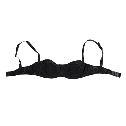 Dolce & Gabbana Black Lace Underwire Bra Lingerie Underwear