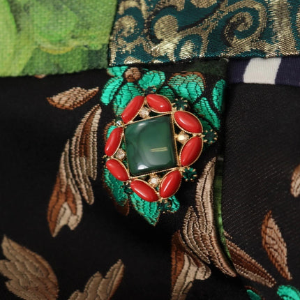 Dolce & Gabbana Multicolor Patchwork A-line Polyester Skirt