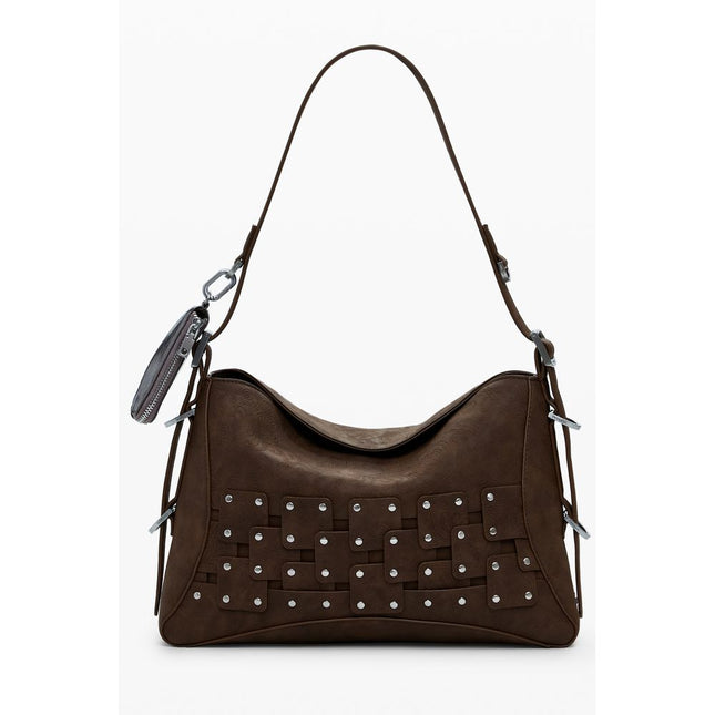 Desigual Marrone Poliuretano Women Handbag