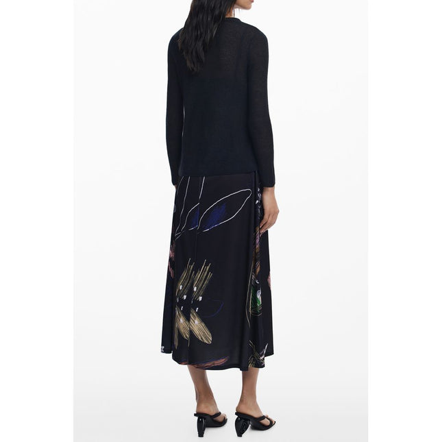 Desigual Black Polyester Women's Dress