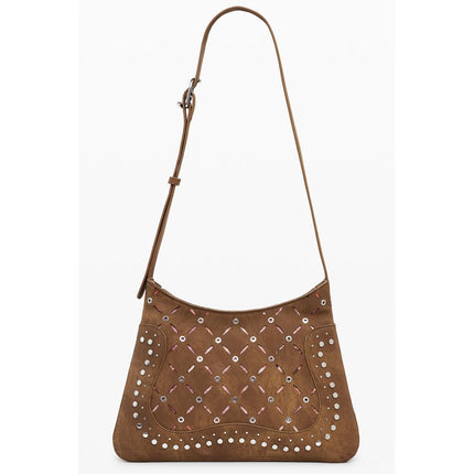 Desigual Marrone Poliuretano Women Backpack