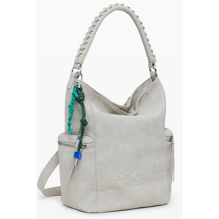 Desigual Beige Polyurethane Women Backpack
