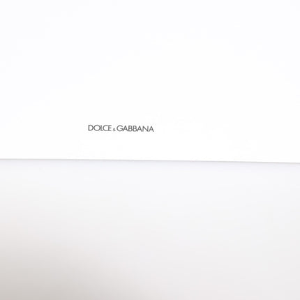 Dolce & Gabbana Multicolor Leopard Print Envelope Paper Post Card Holder