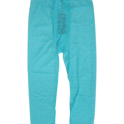 Dolce & Gabbana Light Blue Logo Lace Tight Midi Trouser  Underwear