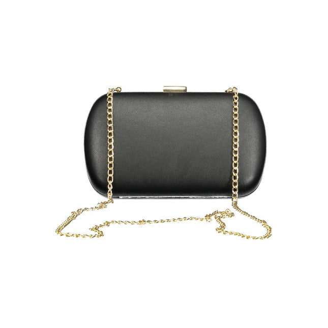 Mario Valentino Black Polyurethane Women's Bag