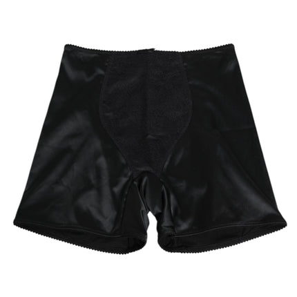 Dolce & Gabbana Black Silk Stretch Slip Cycling Women Underwear