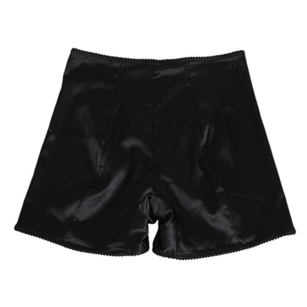 Dolce & Gabbana Black Silk Stretch Slip Cycling Women Underwear