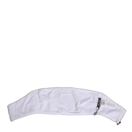 Dolce & Gabbana White Nylon Strapless Corset Top Underwear