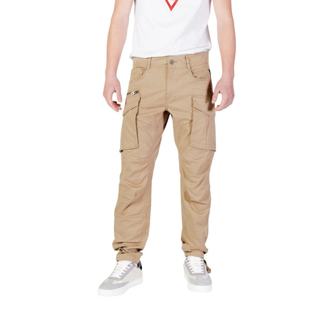 Replay Beige Cotton Cargo Pants