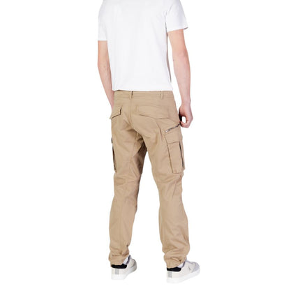 Replay Beige Cotton Cargo Pants