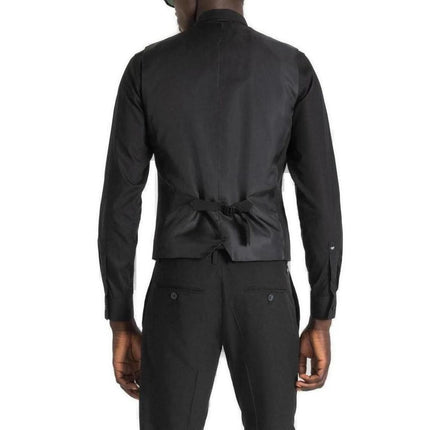 Antony Morato Black Polyester Suit