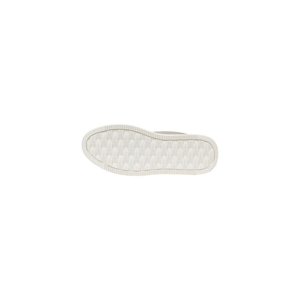 Calvin Klein Jeans Beige Recycled Cotton Platform Sneakers