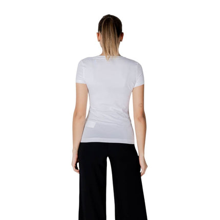 Guess White Cotton T-Shirt