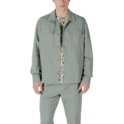 Antony Morato Bicolor Polyester Coat