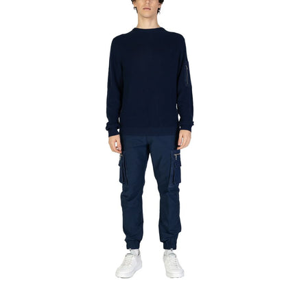 Antony Morato Blue Cotton Sweatshirt
