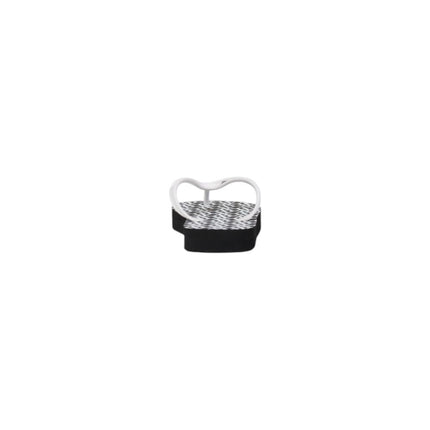 Armani Exchange Black And White Rubber Flip-Flop Sandals