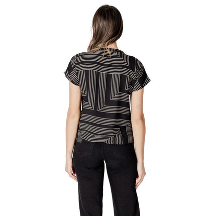 Jacqueline De Yong Black Viscose Sportswear