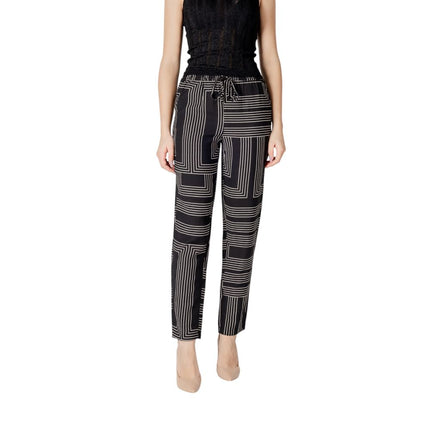 Jacqueline De Yong Black Viscose Pants
