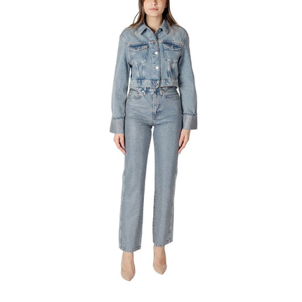 Only Light Blue Organic Cotton Denim Jacket