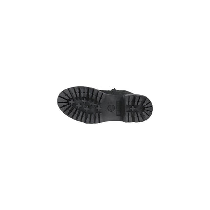 Timberland Black Leather Lace-Up Boots