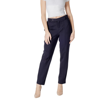 Street One Blue Viscose Casual Pants