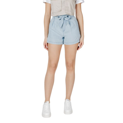 Only Light Blue Lyocell Shorts