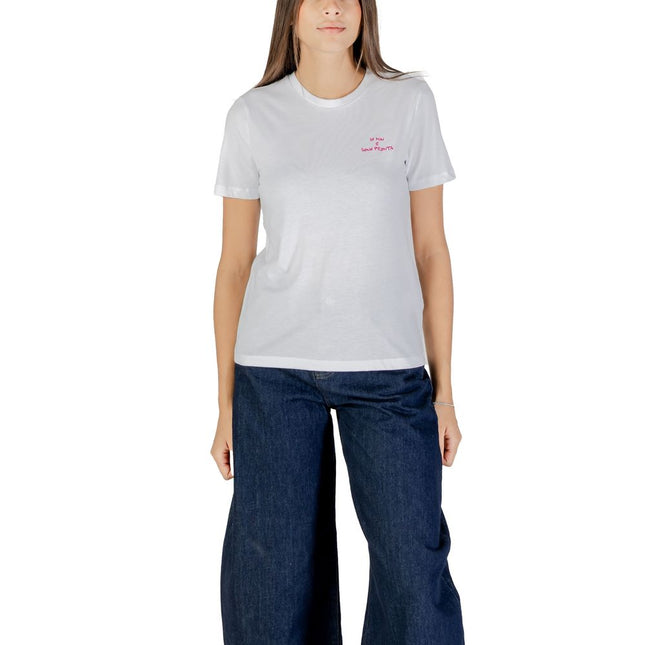 Only Pink Cotton T-Shirt