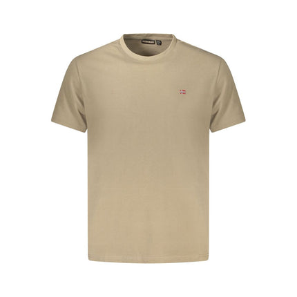 Napapijri Marrone Cotton Mens T-Shirt