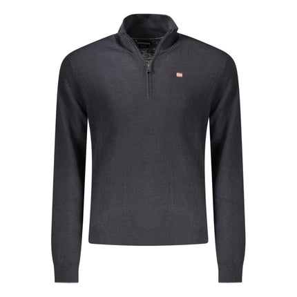 Napapijri Black Wool Mens Sweater