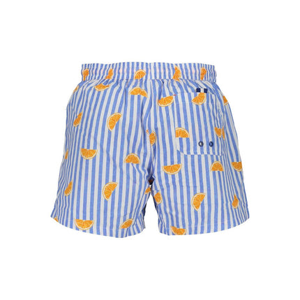 North Sails Blu Polyester Men Swimming Trunk