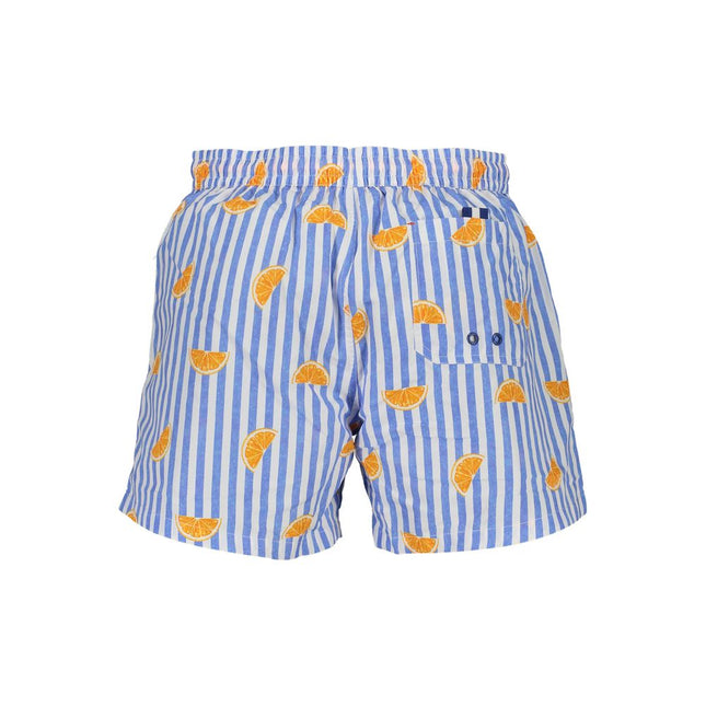 North Sails Blu Polyester Men Swimming Trunk