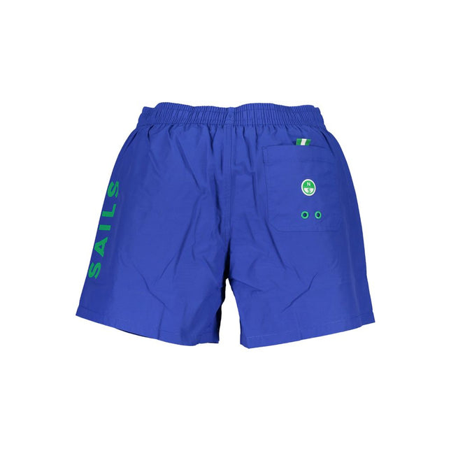 North Sails Blue Organic Cotton Men's Swim Boxer