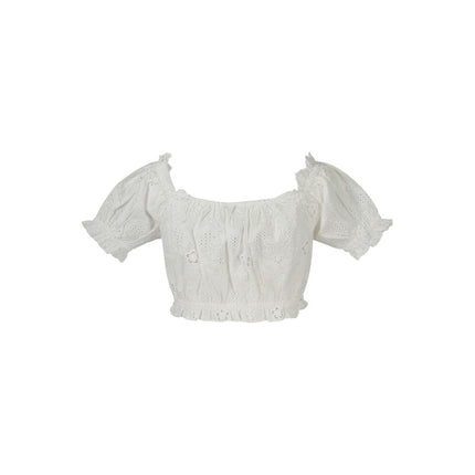 Guess Jeans Bianco Cotton Women Shirt