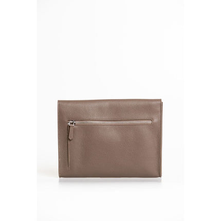 Trussardi Brown Polyester Men Clutch