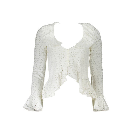 Desigual Bianco Cotton Women Blouse