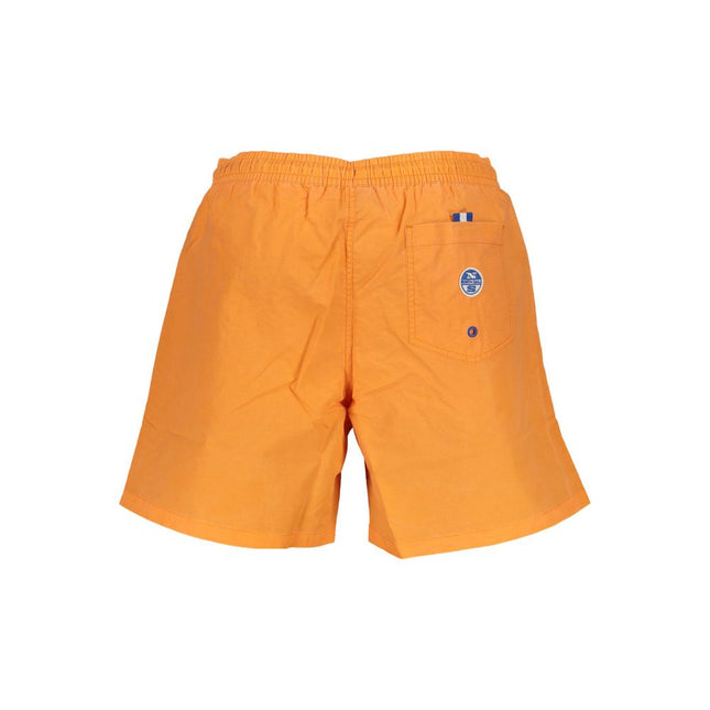 North Sails Arancione Polyester Men's Swim Trunk