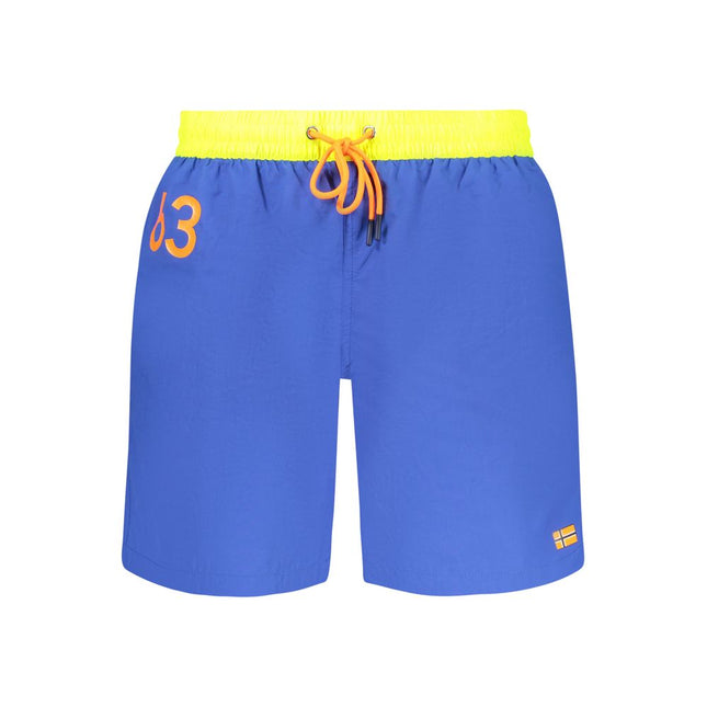 Norway 1963 Blu Poliammide Men Swim Boxer