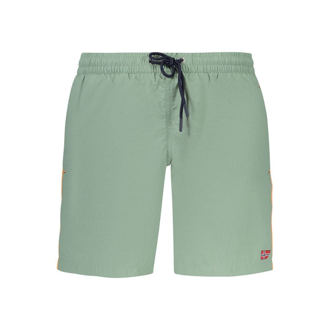 Norway 1963 Verde Poliammide Men's Swim Boxer