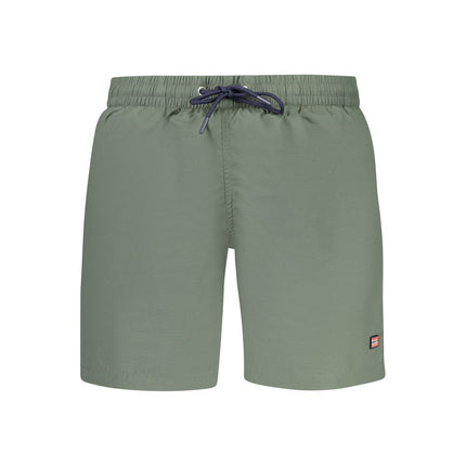 Norway 1963 Verde Poliammide Men Swim Boxer