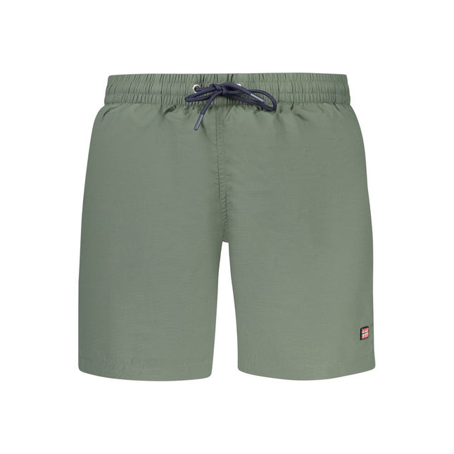 Norway 1963 Verde Poliammide Men Swim Boxer
