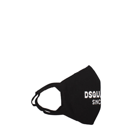 Dsquared² Black Polipropilene Facemask