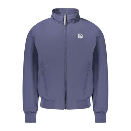North Sails Blue Polyester Men's Bomber Jacket