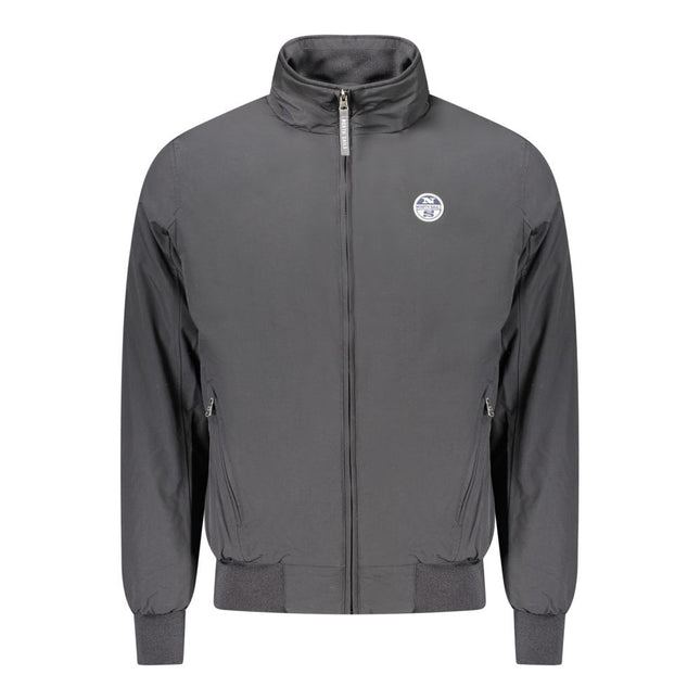 North Sails Black Polyester Men Jacket