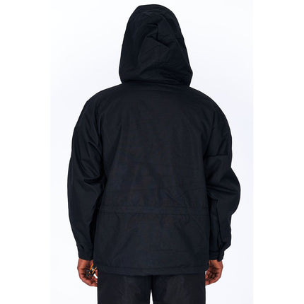 Ladakh Black Polyester Men's Jacket